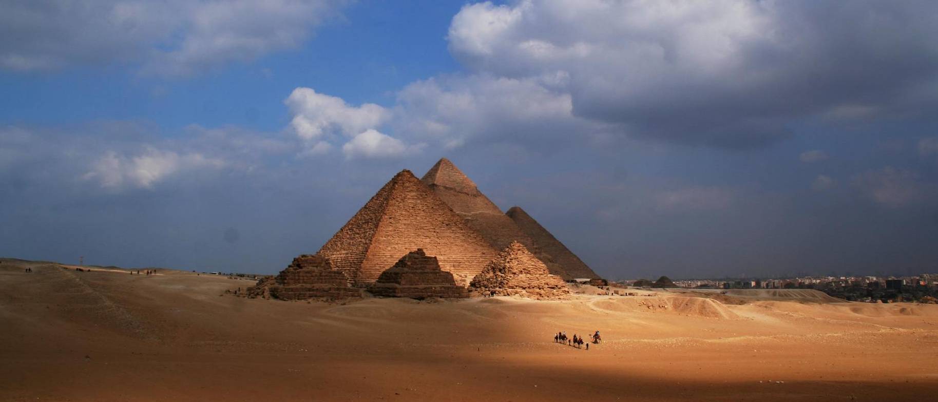 The Great Pyramids of Giza in Egypt